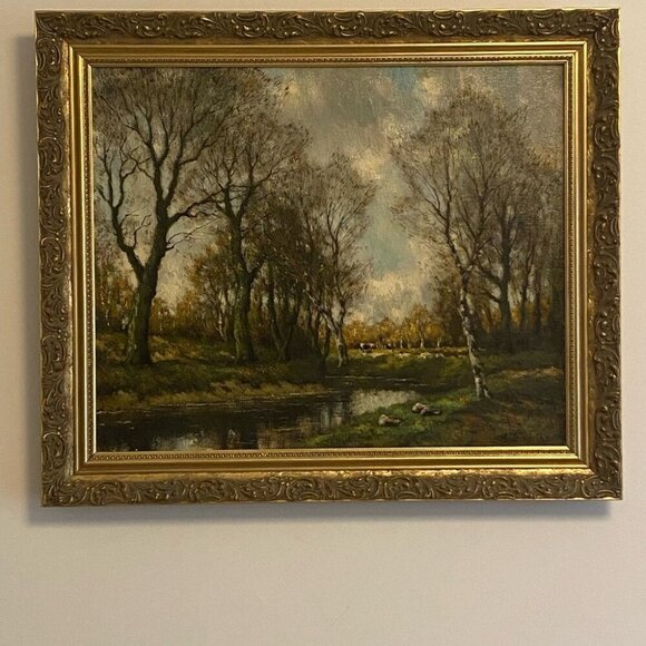 Original Dutch Oil Painting A. Hendriks Signed - Picture 3 of 16